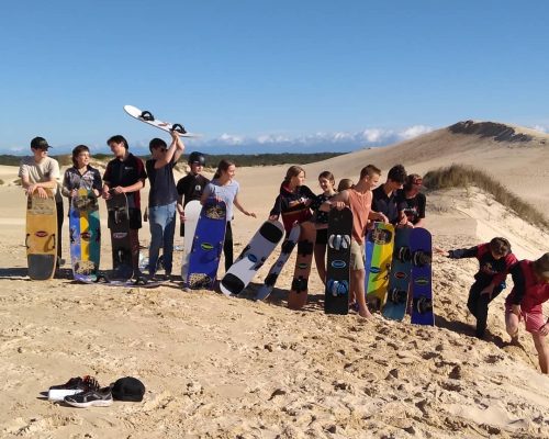Sandboarding on Kangaroo Island School Camp Sandboarding on Kangaroo Island School Camp